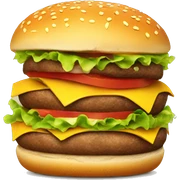 yummy hamburger  sticker