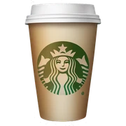 Starbucks coffee cup sticker