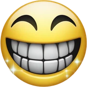 Smiley with grill sticker