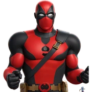 masked superhero in bodysuit sticker