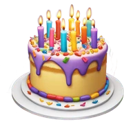 Birthday sticker