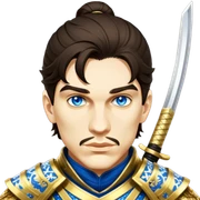 Golden Samurai sticker
