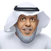 boy with beard on grey sticker