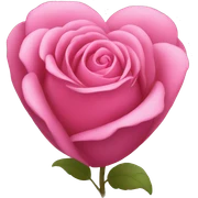 Corazón rosa sticker