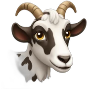 spotted goat sticker