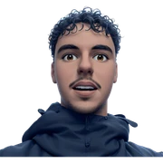 outdoor portrait of young man sticker