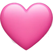 Pink heart sticker