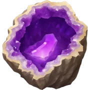 amethyst geode sticker
