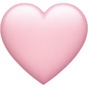 pastel pink heart sticker