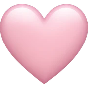 Light pink heart sticker