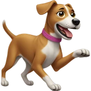 Dancing dog sticker