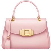 Light pink luxury bag sticker