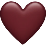 maroon heart sticker