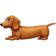 wiener dog sticker