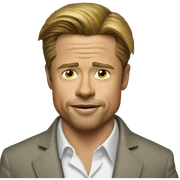 Brad Pitt sticker