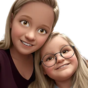 friends sharing smiles indoors sticker