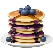 Blueberry pancakes  sticker