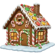 gingerbread house sticker