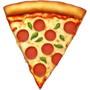 Hungry pizza sticker