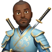 Elegant Samurai sticker
