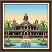 angkor wat sticker