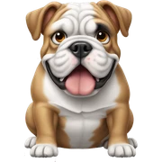 English bulldog  sticker