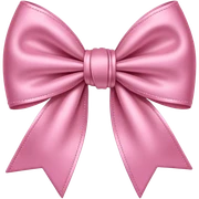bow pink sticker