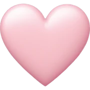 Pastel pink heart sticker