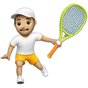 Playing padel sticker