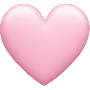 Pink pastel heart sticker