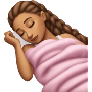 Ariana Grande sleeping sticker