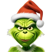 The grinch sticker