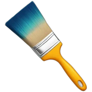 Paint brush sticker