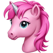 pink pony sticker