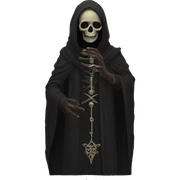 black tarot card the death sticker