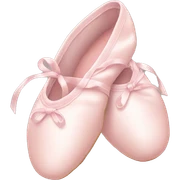 Pale pink ballet shoes sticker