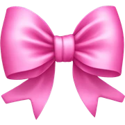 Pink cute bow  sticker