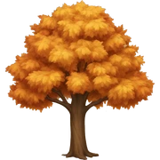 autumn tree sticker