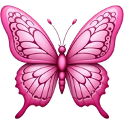 Pink butterfly  sticker