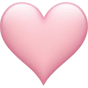 Light pink heart sticker