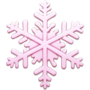 pastel pink snowflake  sticker