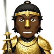 Golden Samurai sticker