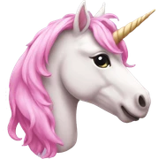 Unicorn pink sticker