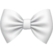 white bow sticker