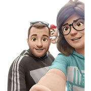happy couple selfie moment sticker