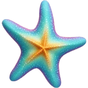 Starfish sticker
