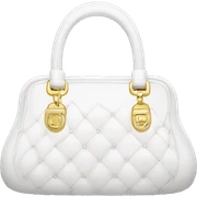 white luxury purse sticker