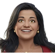 smiling girl outdoors with jewelry sticker