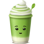 Matcha latte  sticker