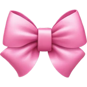 Pink bow on a tree sticker